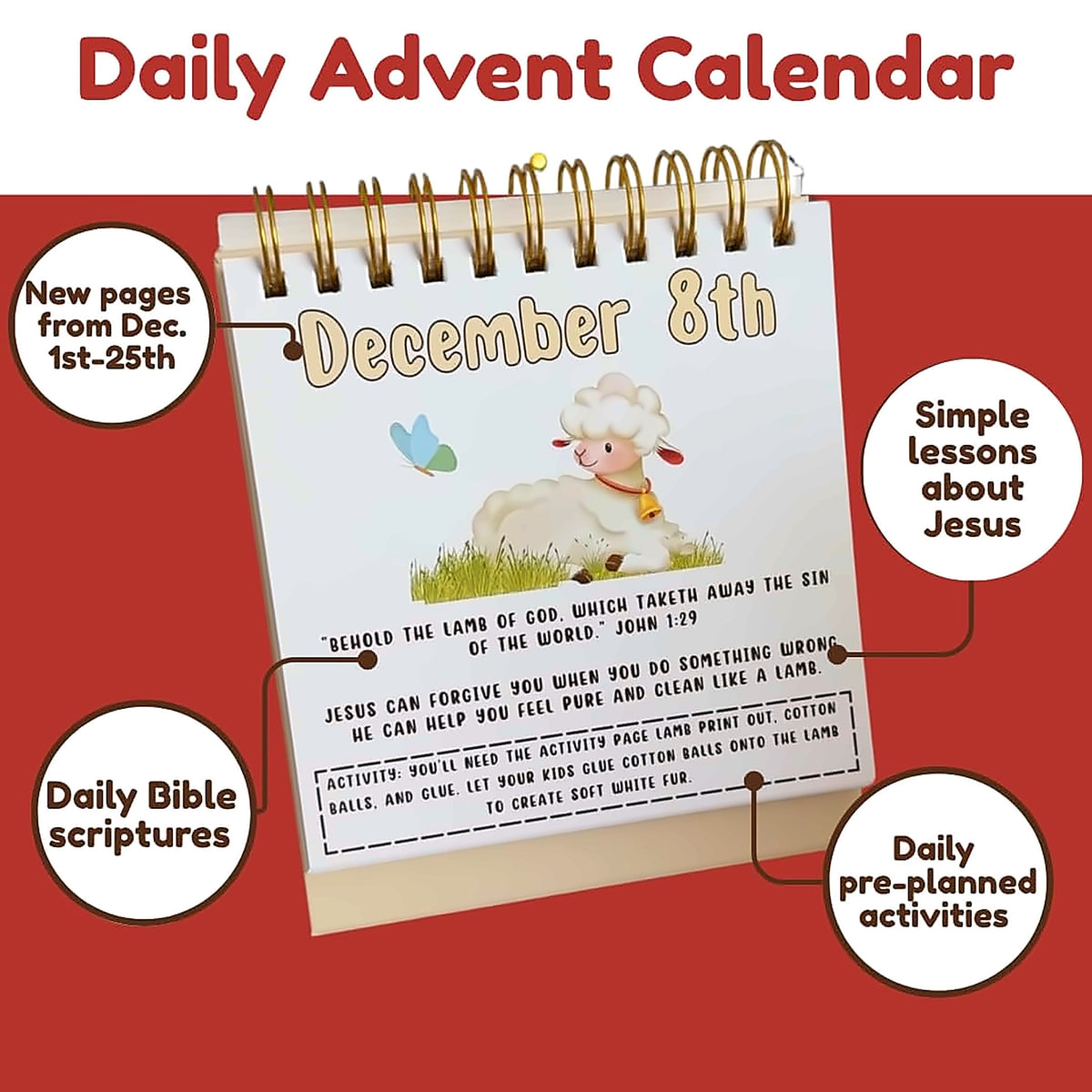 FaithSpark™ Kids’ Christian Advent Calendar