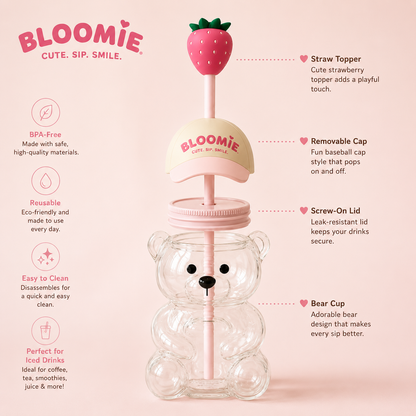 Bloomie™ Strawberry Bear Cup