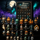 BooCrew™ 31 Nights of Fright Countdown Calendar