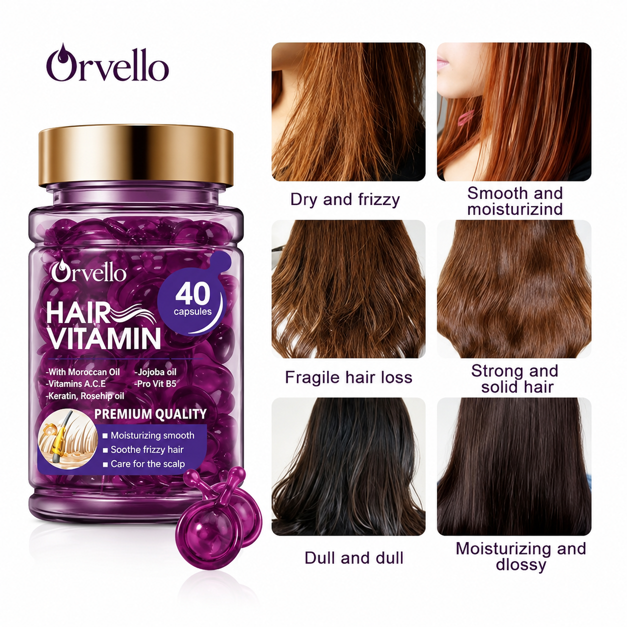 Orvello™ Hair Vitamin Capsules
