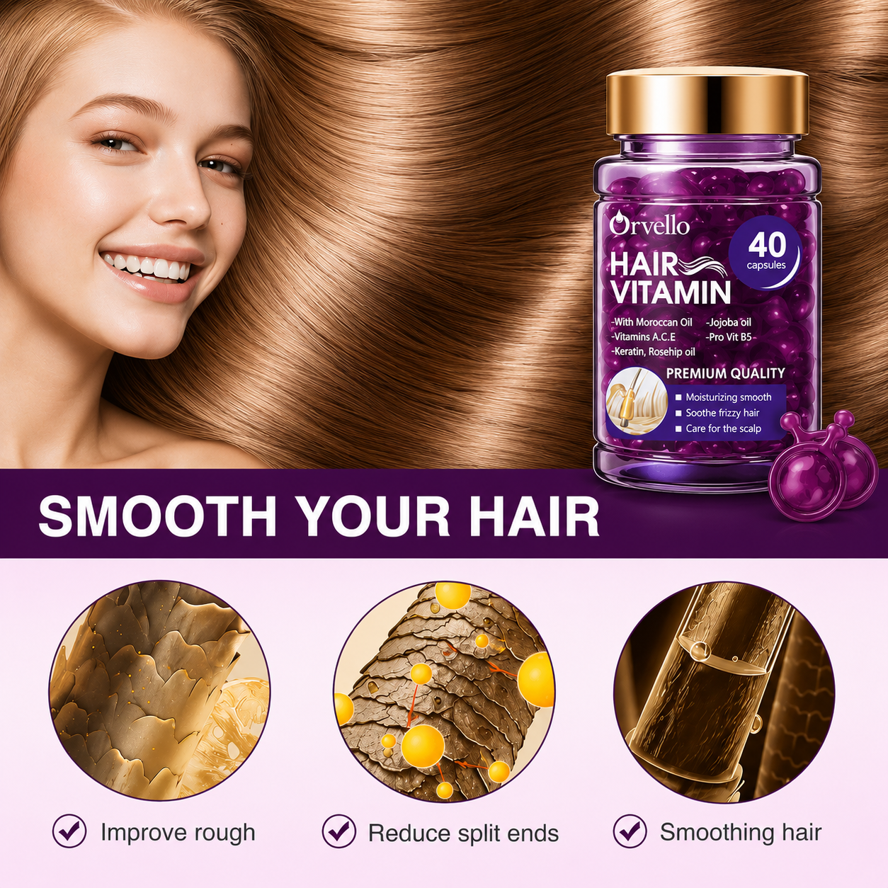 Orvello™ Hair Vitamin Capsules