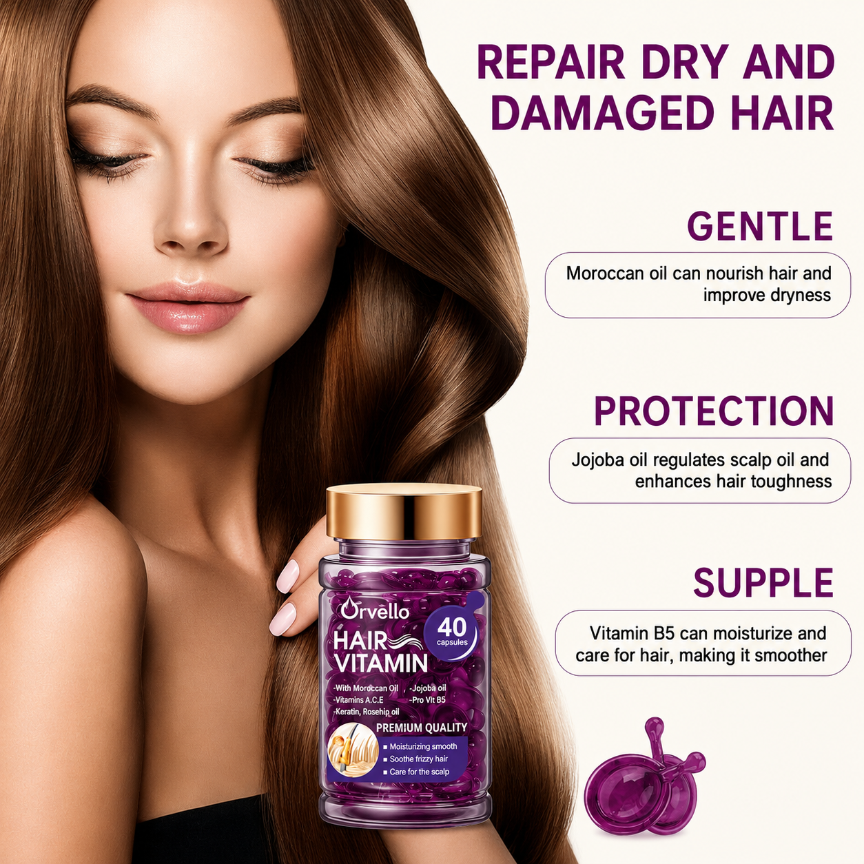Orvello™ Hair Vitamin Capsules