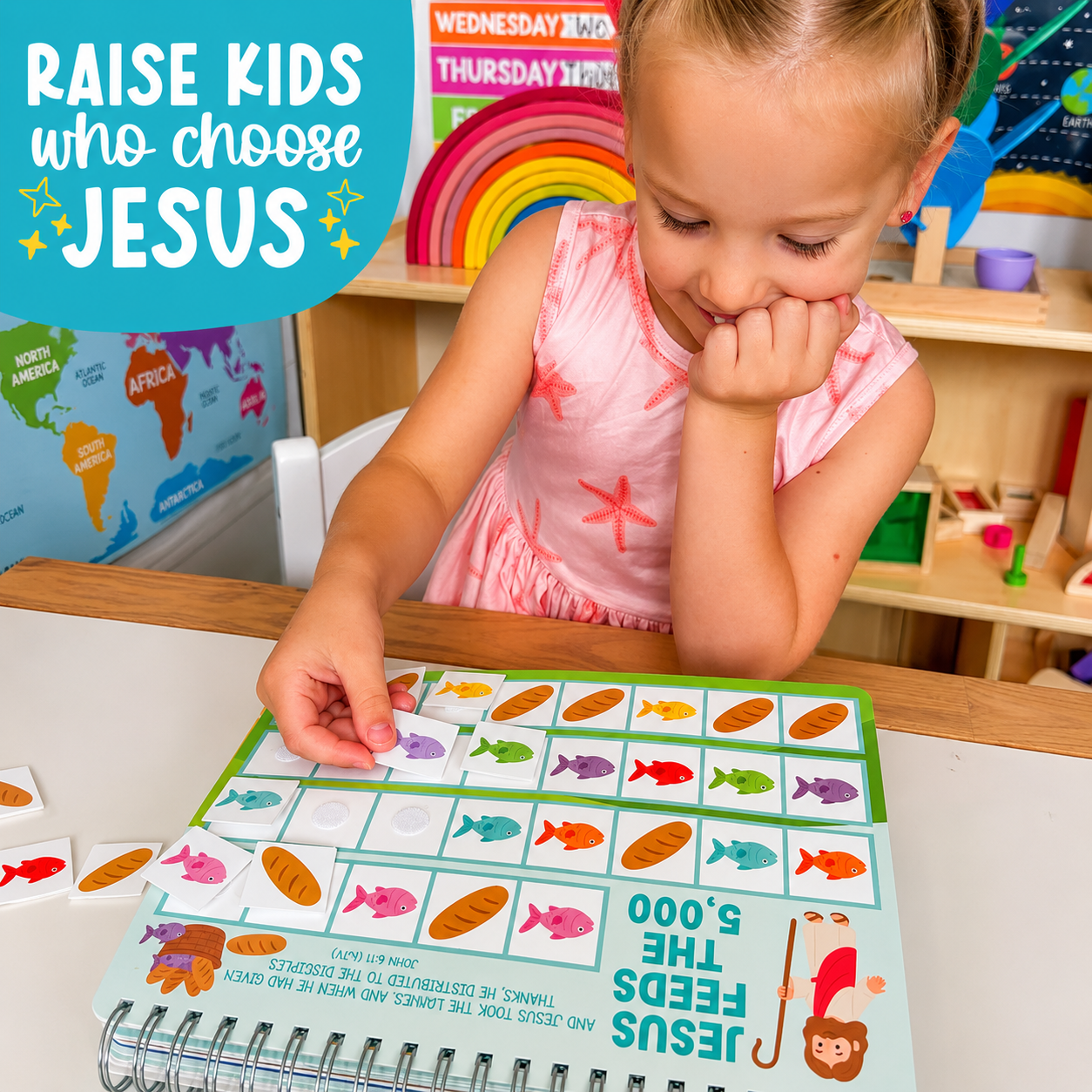 BibleBloom™ Bible Busy Book for Toddlers & Preschoolers