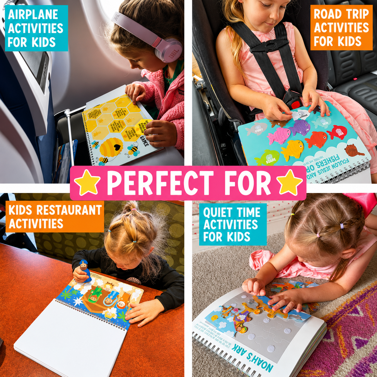 BibleBloom™ Bible Busy Book for Toddlers & Preschoolers